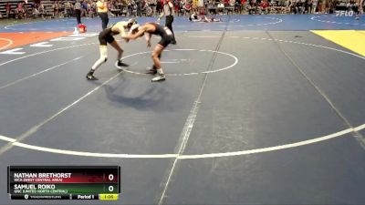 105 lbs Cons. Round 2 - Samuel Roiko, UNC (United North Central) vs Nathan Brethorst, WCA (West Central Area)