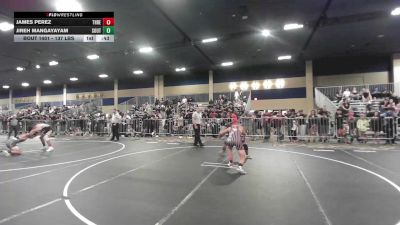 137 lbs Consi Of 16 #1 - James Perez, Threshold WC vs Jireh Mangayayam, South Kona WC