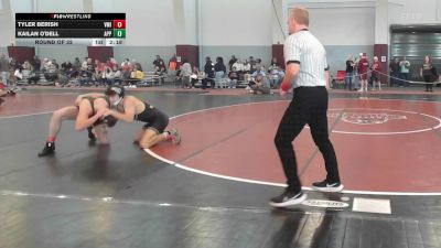 157 lbs Round Of 32 - Tyler Berish, Virginia Military Institute vs Kailan O'Dell, Appalachian State