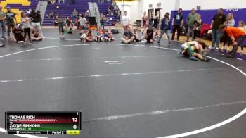 125 lbs Round 3 (6 Team) - Carter Evans, Palmetto State Wrestling Academy vs Brick Dorris, Summerville