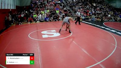 133 lbs Champ. Round 3 - Youssef Abdelsalam, Fox Chapel Area Hs vs Carter Katus, Burgettstown Hs