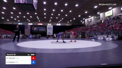65 kg Round Of 32 - Brock Zacherl, Clarion RTC vs Xavear Cullors, Air Force Regional Training Center