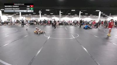 56 lbs Round 5 (6 Team) - Jameson Trausch, Xtreme Team White vs Maxwell Caudle, Xtreme Team Blue