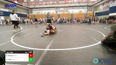 112 lbs Quarterfinal - Brenden (Sj) Wilson, Shelton Wrestling Academy vs Ashton Fee, Enid Youth Wrestling Club