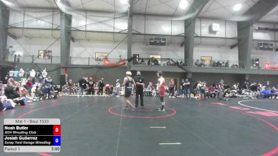 215 lbs Quarters - Noah Butler, ACH Wrestling Club vs Josiah Gutierrez, Scrap Yard Garage Wrestling