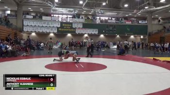 145 lbs Cons. Round 7 - Anthony Albanese, Slam Academy vs Nicholas Egbalic, Centennial