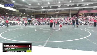 43 lbs Cons. Round 4 - Jacob Runnells, Garden Plain vs Roman Taylor, Greater Heights Wrestling
