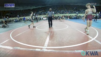 98 lbs Round Of 32 - Tucker Daniels, Bristow Youth Wrestling vs Urijah Fairchilds, Checotah Matcats