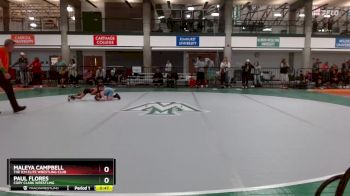 46-50 lbs Round 1 - Maleya Campbell, The ICM Elite Wrestling Club vs Paul Flores, Cory Clark Wrestling