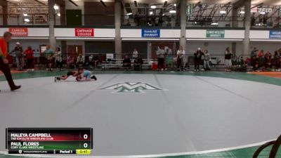 46-50 lbs Round 1 - Maleya Campbell, The ICM Elite Wrestling Club vs Paul Flores, Cory Clark Wrestling