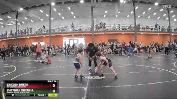 85/90 Round 2 - Matthias Mitchell, Chapin Youth Wrestling vs Lincoln Duerk, No Worries Academy