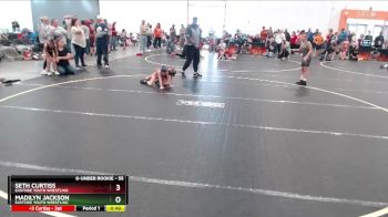 55 lbs Round 2 - Madilyn Jackson, Eastside Youth Wrestling vs Seth Curtiss, Eastside Youth Wrestling