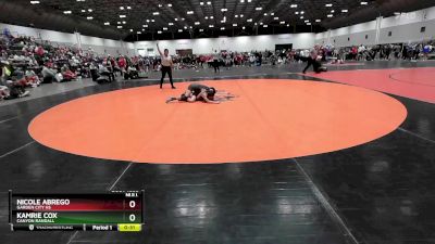 100 lbs Cons. Round 4 - Kamrie Cox, Canyon Randall vs Nicole Abrego, Garden City HS