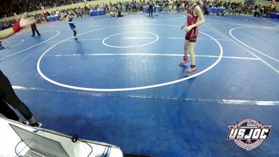 76 lbs Quarterfinal - Parker Branch, Amped Wrestling Club vs Talan Byers, Deer Creek Wrestling Club