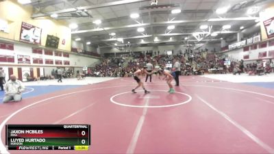 132 lbs Quarterfinal - Luyed Hurtado, Horizon vs Jaxon McBiles, Pima