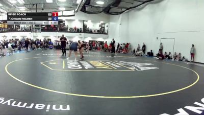 160 C Champ. Round 1 - Jordan Palmer, John Carol University vs Reise Roach, Frostburg State University