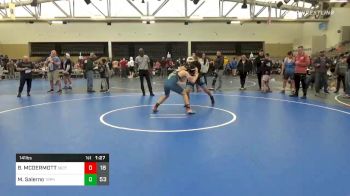 141 lbs Prelims - BRADEN MCDERMOTT, Southside MS vs Max Salerno, Triumph Blue MS