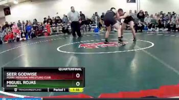 182 lbs Quarterfinal - Seer Godwise, Perry Meridian Wrestling Club vs Miguel Rojas, Indiana
