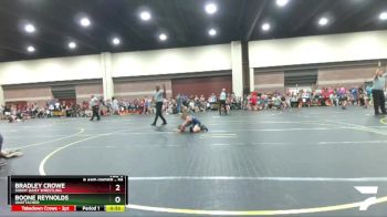 56 lbs Semifinal - Boone Reynolds, Unattached vs Bradley Crowe, Soddy Daisy Wrestling