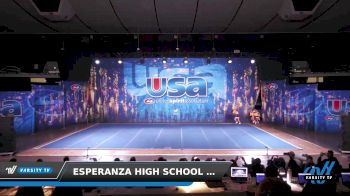 Esperanza High School - Squad Cardinal [2022 High School -- Band Chant -- Cheer] 2022 USA Nationals: Spirit/College/Junior