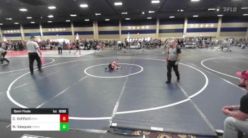 54 lbs Semifinal - Chance Ashford, Grindhouse WC vs Nathaniel Vasquez, Powerline Wrestling