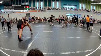 130 lbs Round 3 (4 Team) - Ryan Hancock, Creeks Wrestling vs Javauris Ross, Eagle Empire