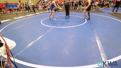 110 lbs Consolation - Carson Riley, Sperry Wrestling Club vs Boede Johnson, Checotah Matcats