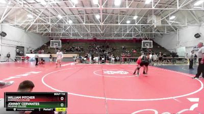 141 lbs Cons. Round 1 - Johnny Cervantes, Palomar College vs William Pitcher, Bakersfield College