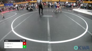 80 lbs Consi Of 4 - Brennen Guerra, OKC Saints Wrestling vs Elias Allen, Piedmont