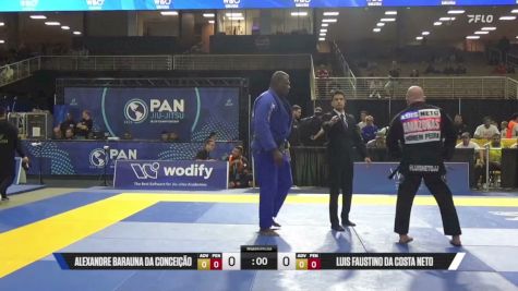 Luis Faustino Da Costa Neto vs Alexandre Barauna Da Conceição 2026 Pan Jiu Jitsu IBJJF Championship