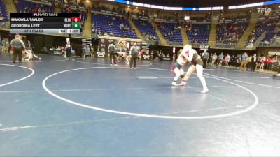 155 lbs 5th Place - MaKayla Taylor, Clearfield vs Georgina Leet, Montgomery