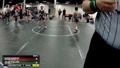 84 lbs Round 1 (4 Team) - Lucas Huntley, Mat Warriors Red vs Kaleb Pollock, Full Circle