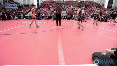 70 lbs Semifinal - Jaxton Hyatt, Kansas Mayhem 11u vs Stetson Scott, Cowboy Elite 11u