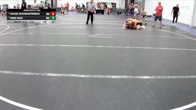 130 lbs Cons. Semi - Jacob Schwartzbeck, Unattached vs Jase Diaz, Northern DE Knights