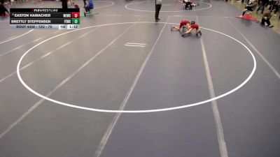 12U - 70 lbs Semis - Easton Hamacher, MN Elite Wrestling Club vs Brettly Steffensen, Flat Earth Wrestling Club