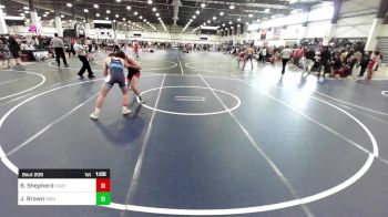 157 lbs Round Of 32 - Beau Shepherd, Unattached vs Jackson Brown, Grindhouse WC