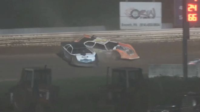 Greg Satterlee Spins, Gets Drilled At Bedford Labor Day 55 Classic