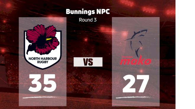 2022 North Harbour vs Tasman
