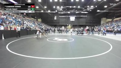 138 lbs Cons. Round 1 - Cameron Turner, Leavenworth HS vs Myles Finley, Kansas City - Piper HS