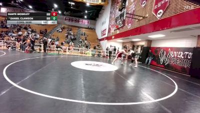 285 lbs Cons. Semi - Daniel Clawson, Riverton vs Dante Moseley, Riverton
