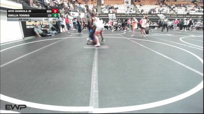 100-110 lbs Rr Rnd 3 - Rito Gurrola Jr, Dodge City Wrestling Academy vs Emillia Torres, Lexington Wrestling Club
