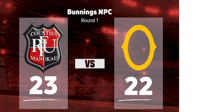 2022 Counties Manukau vs Otago