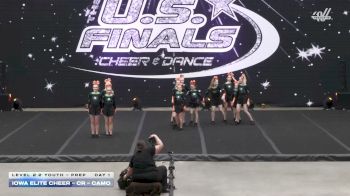 Iowa Elite Cheer - CR - Camo [2026 L2.2 Youth - PREP Day 1] 2026 The U.S. Finals Des Moines