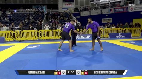 Ulysses Favian Estrada vs Justin Blake Baity 2025 Pan IBJJF Jiu-Jitsu No-Gi Championship