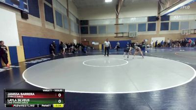 100lbs Cons. Round 4 - Layla Silveus, Lake Stevens (Girls) vs Janissa Barrera, Othello (Girls)