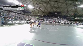 Boys 3A 126 lbs Cons. Round 4 - Zechariah Egrubay, North Thurston vs Garet Craft, Kennewick