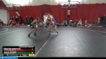 160 lbs Quarterfinals (8 Team) - Drafted Wrestler, Wisconsin Rapids vs Isaiah Jillson, Brainerd/Pillager