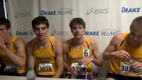 UW-Stevens Point, Drake Relays, Mens 4x800 Champions