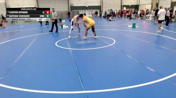 215 lbs Semifinal - Carter Spreer, Silver Lake vs Nathan Vasquez, Kearney Catholic Wrestling Clu