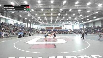 145 lbs Round 2 (3 Team) - Ethan Adams, Salem-Cambridge Sr HS vs Cody Crandell, Wayne Sr HS